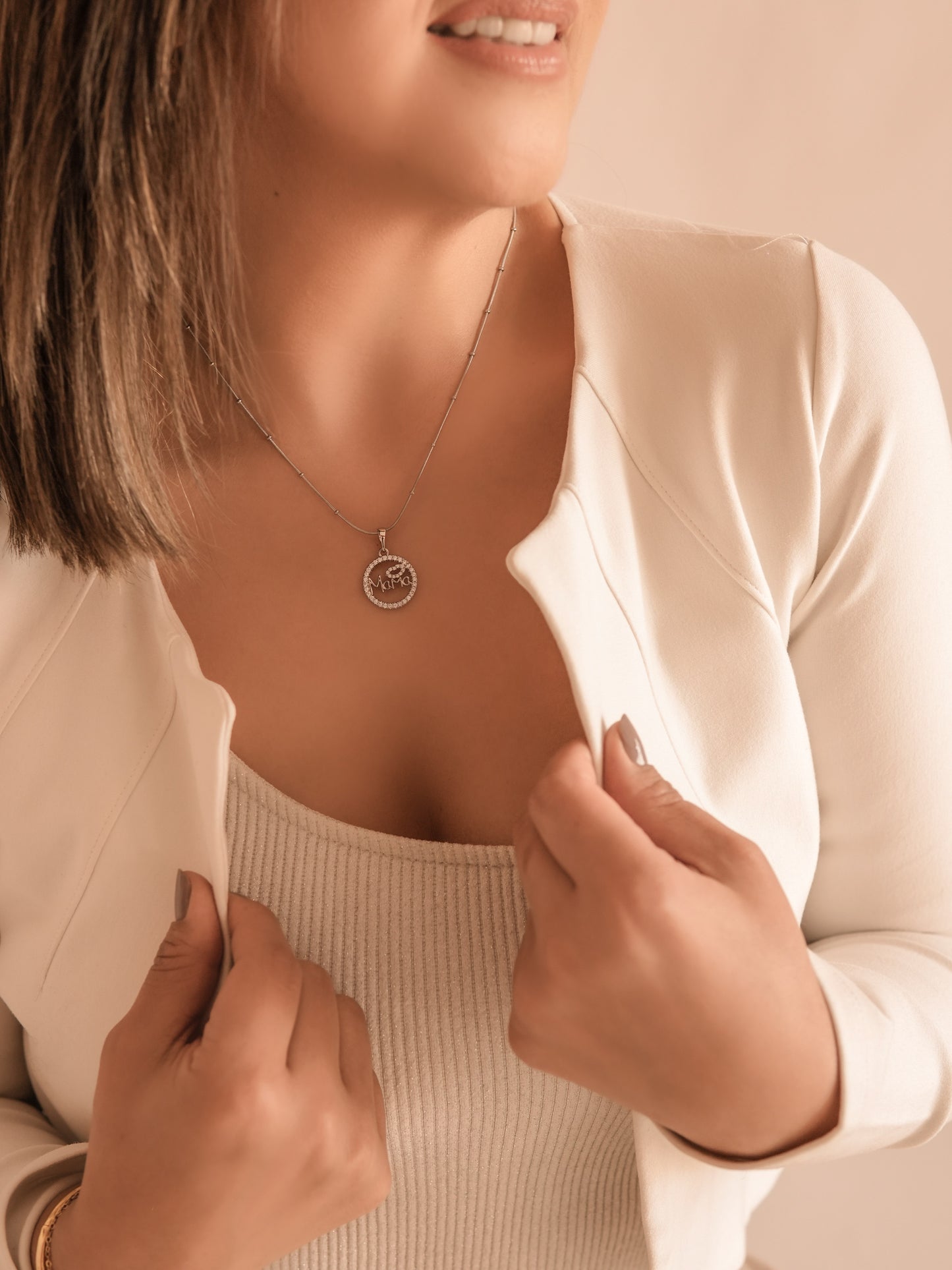 Collar Mamá zircon