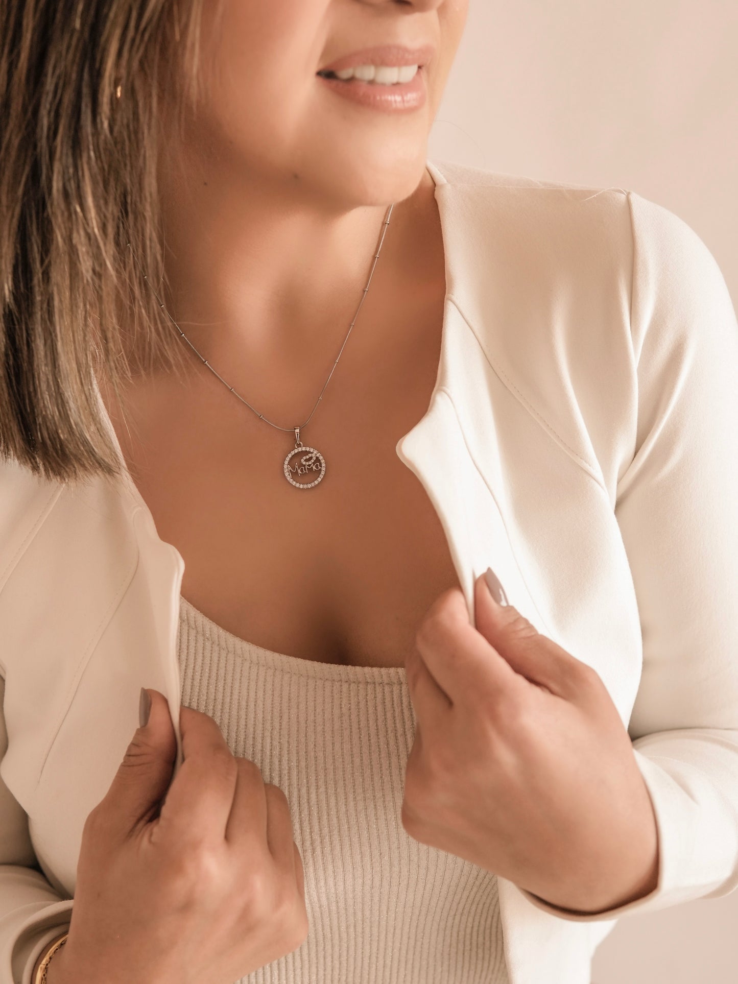 Collar Mamá zircon