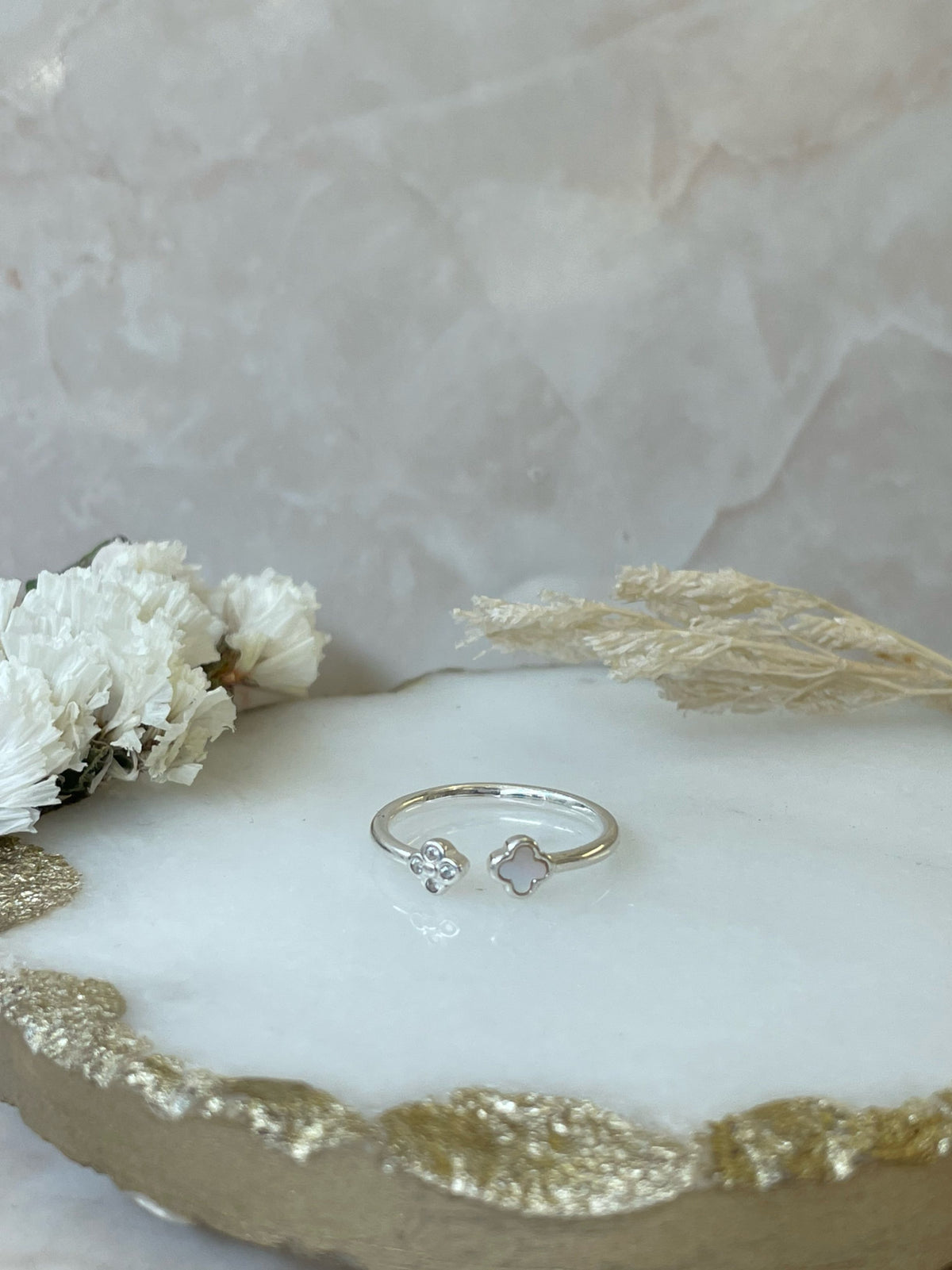 Anillo ajustable Van Cleef Plata 925