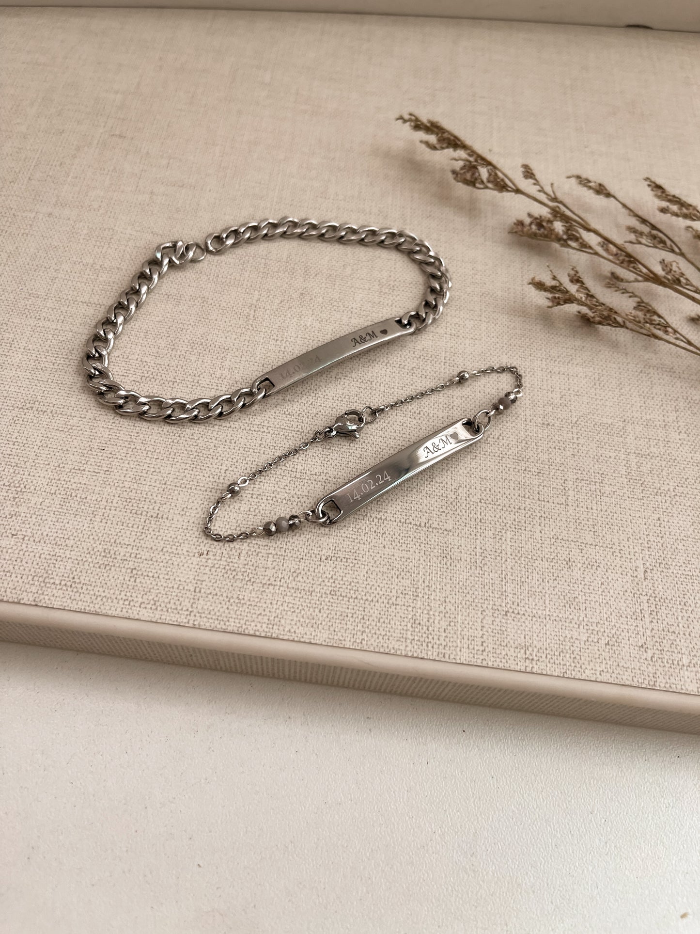 PULSERA PAREJA AMOR