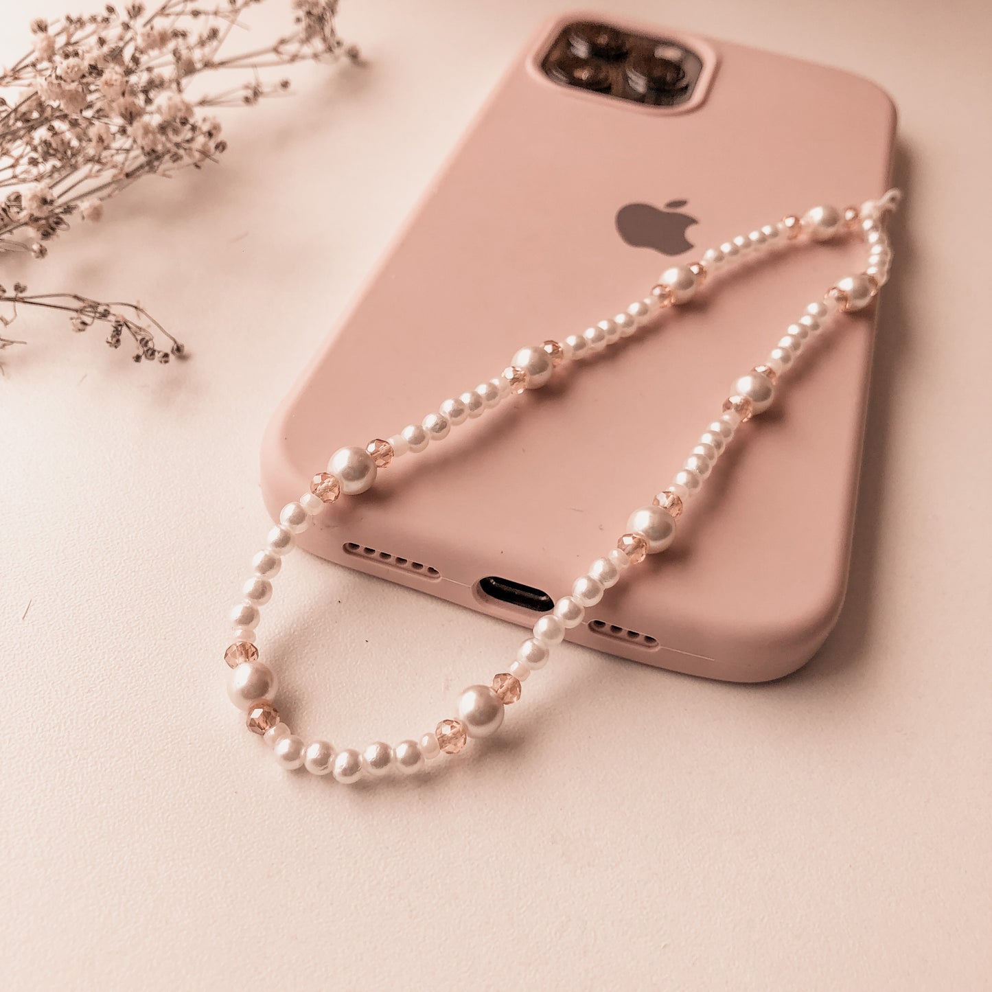Strap Phone Perlas Pastel