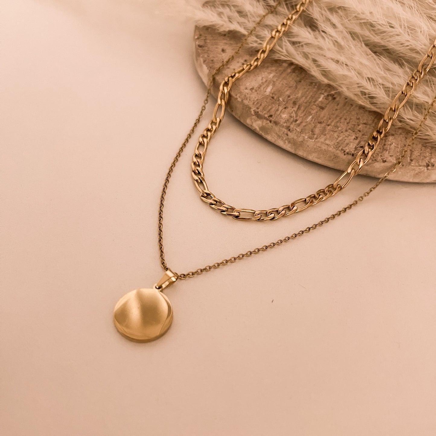 Collar placa grabado