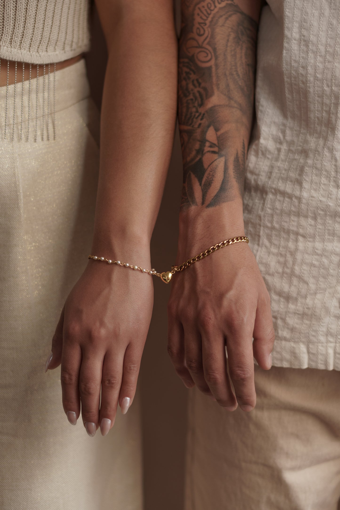 Pulsera pareja imán & promesa