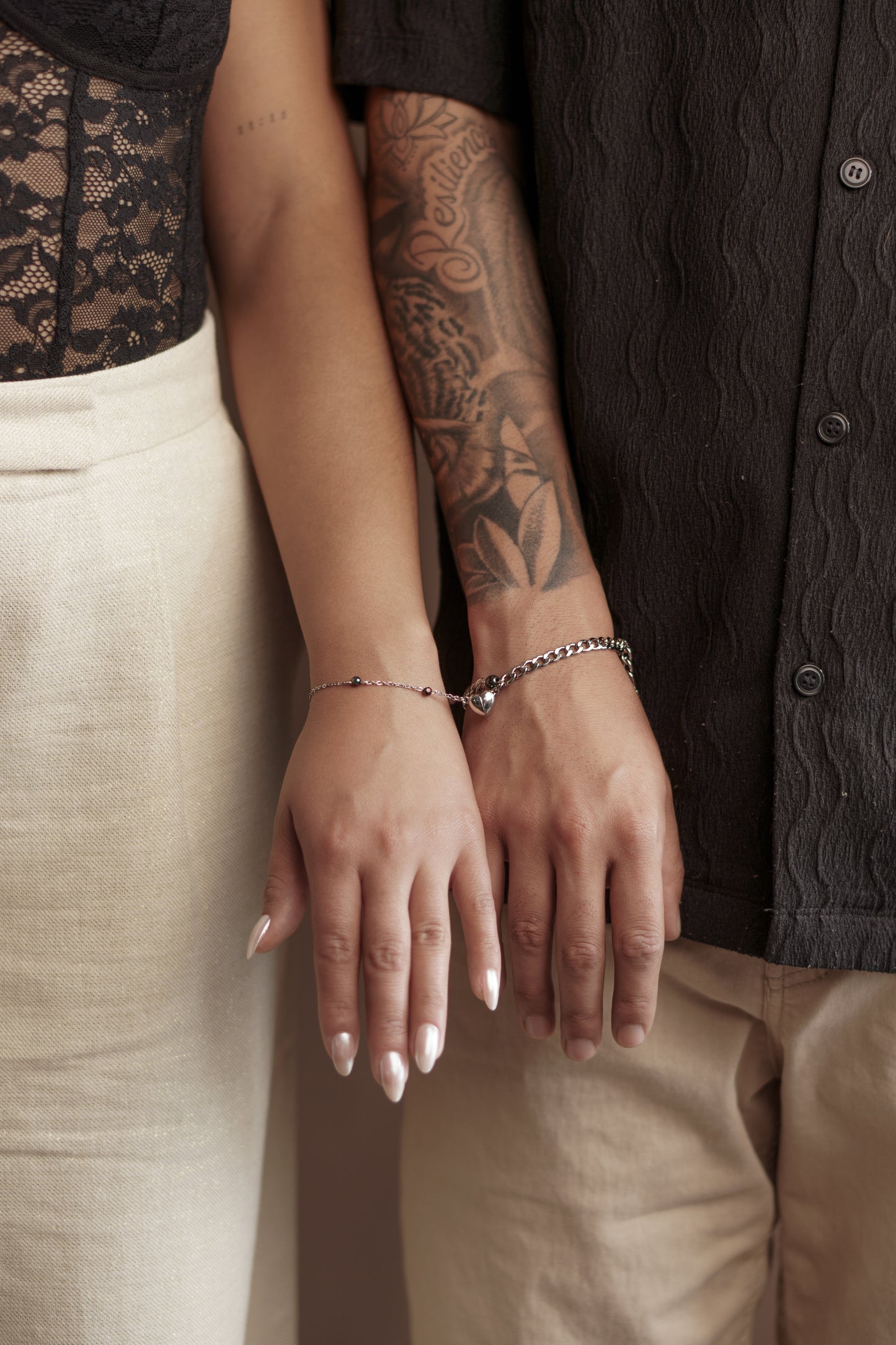 Pulsera pareja imán & promesa