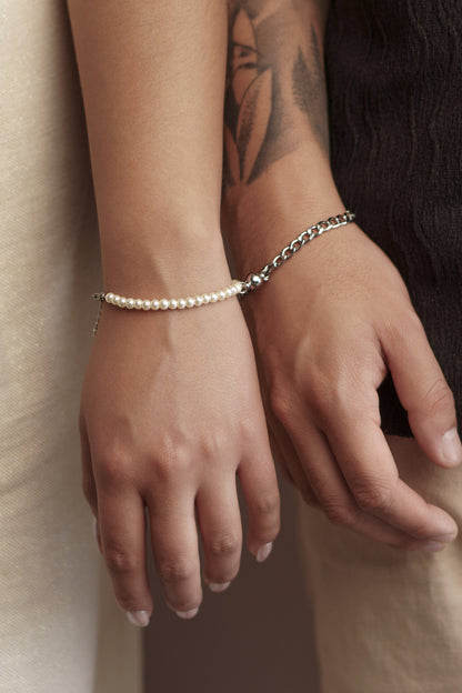Pulsera pareja imán & promesa