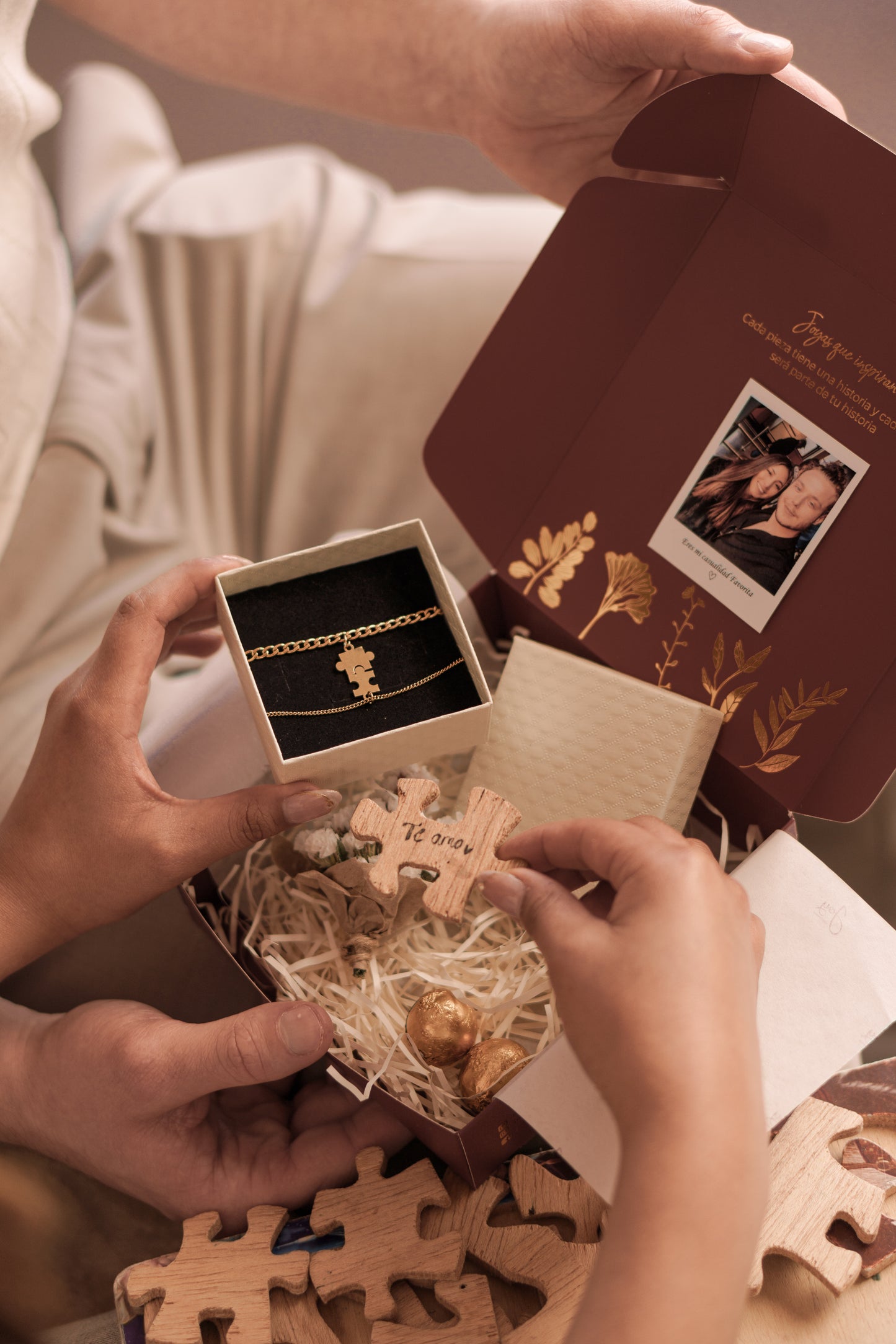 Pulsera pareja imán & promesa