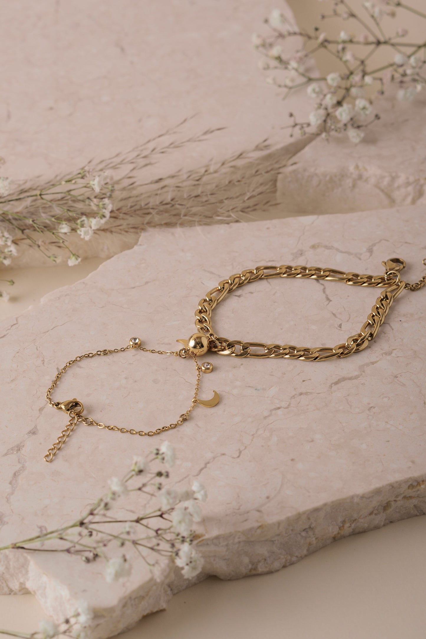 Pulsera pareja imán & promesa