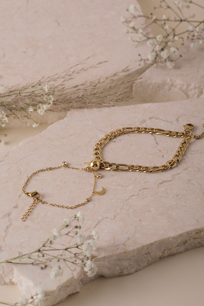 Pulsera pareja imán & promesa