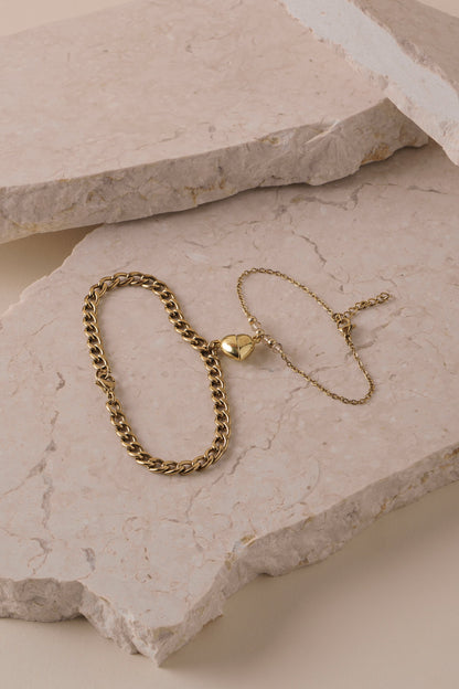 Pulsera pareja imán & promesa