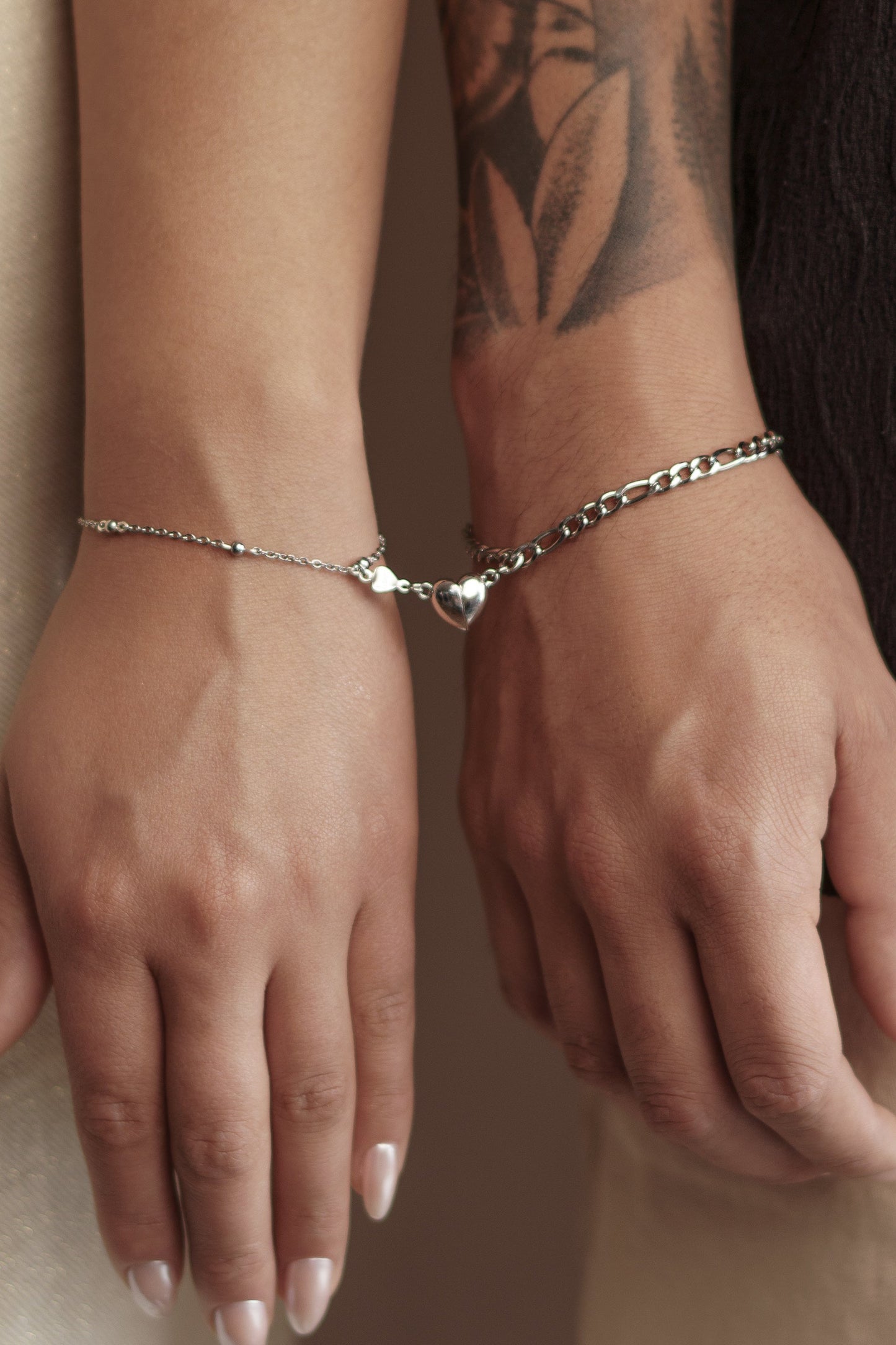 Pulsera pareja imán & promesa