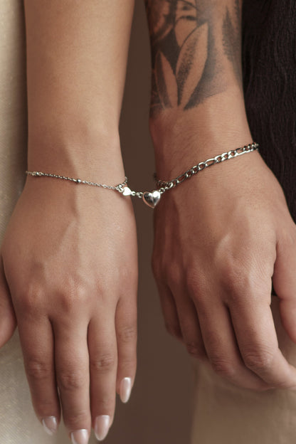 Pulsera pareja imán & promesa