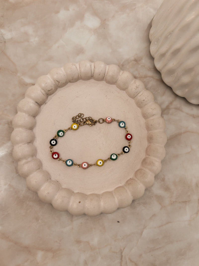 PULSERA OJO DE ARCOÍRIS