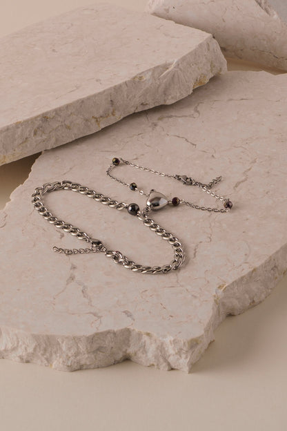 Pulsera pareja imán & promesa