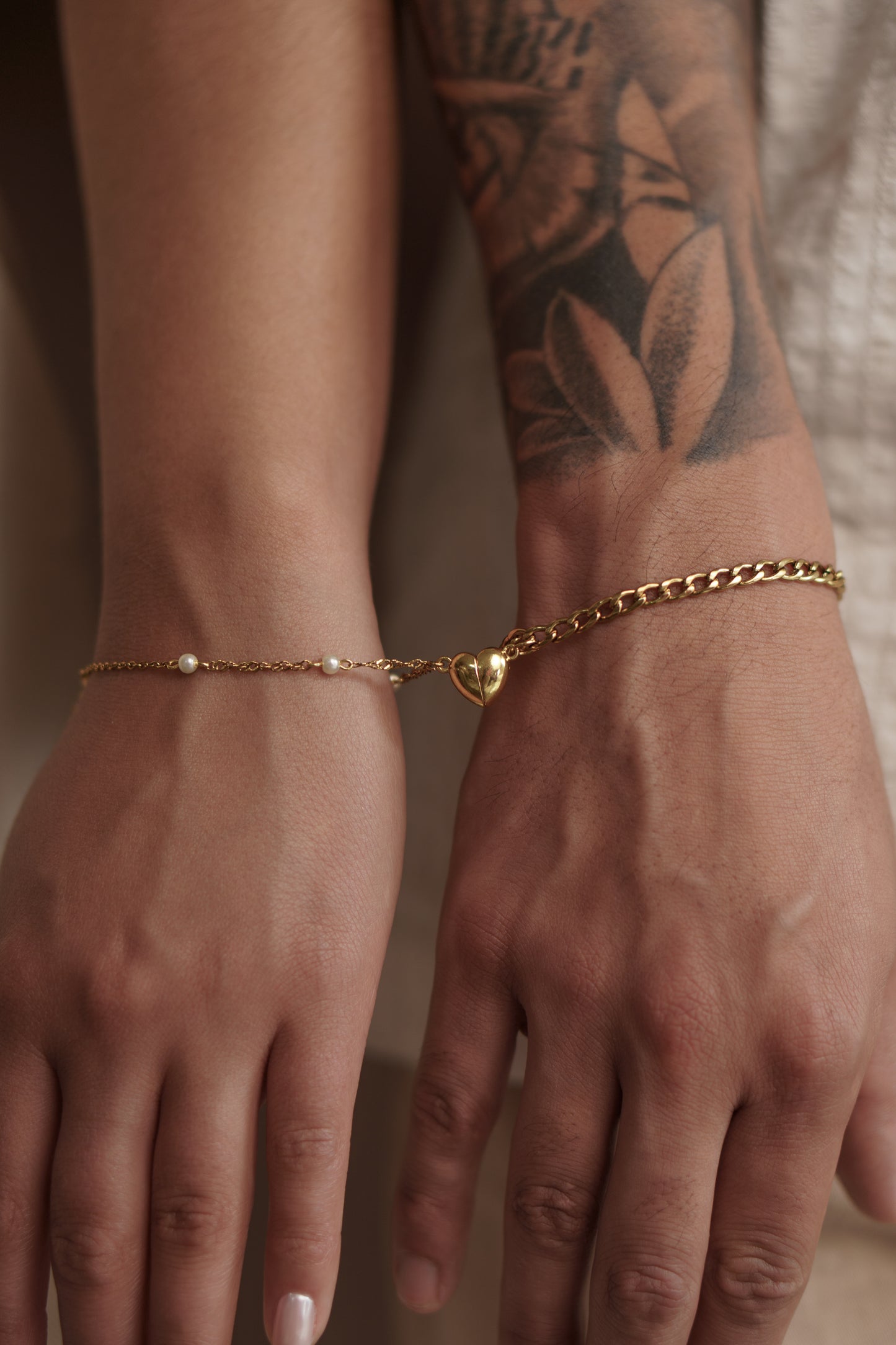 Pulsera pareja imán & promesa