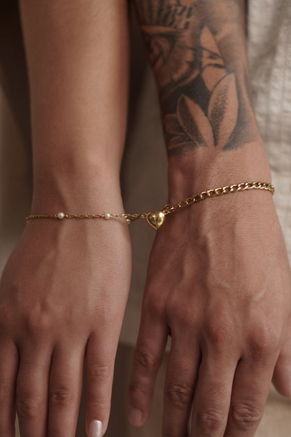 Pulsera pareja imán & promesa