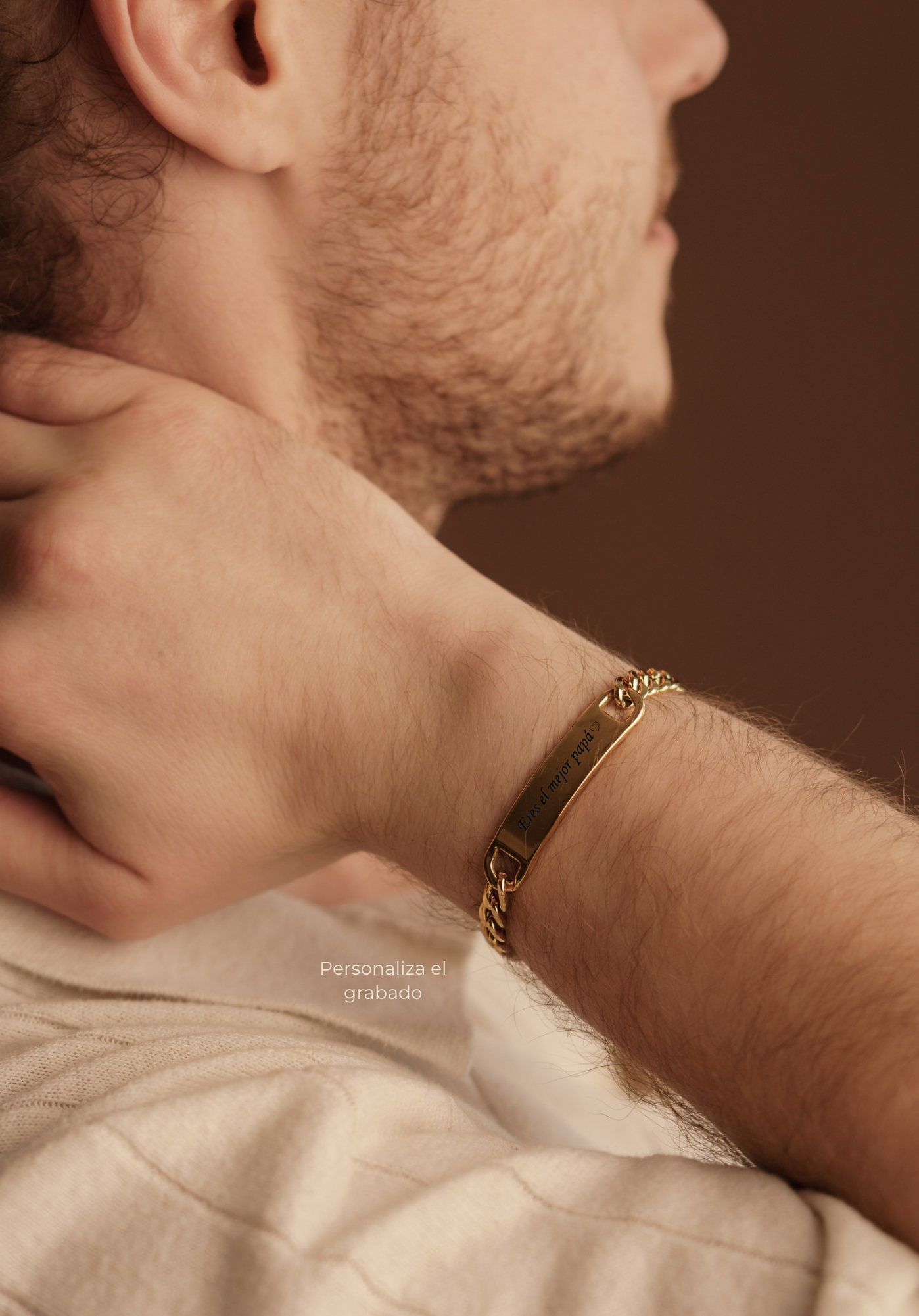 Brazalete grabado + box de regalo