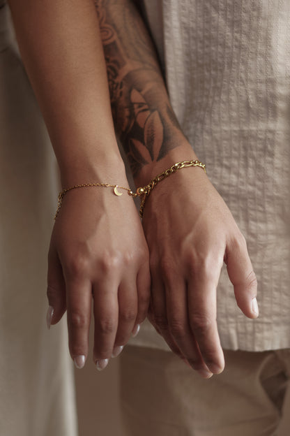 Pulsera pareja imán & promesa