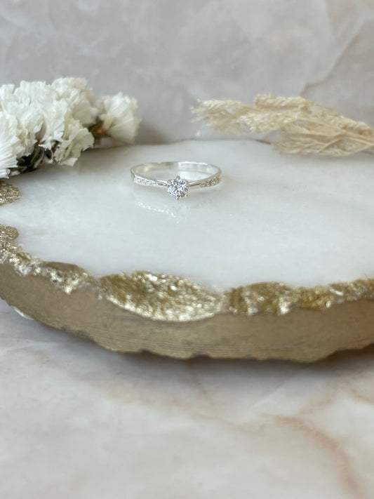 Anillo Promesa Plata 925
