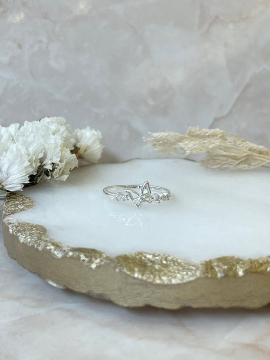 Anillo Mariposa Plata 925