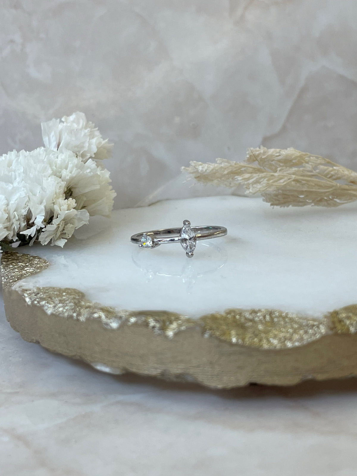Anillo Cúmulo/  Marquise