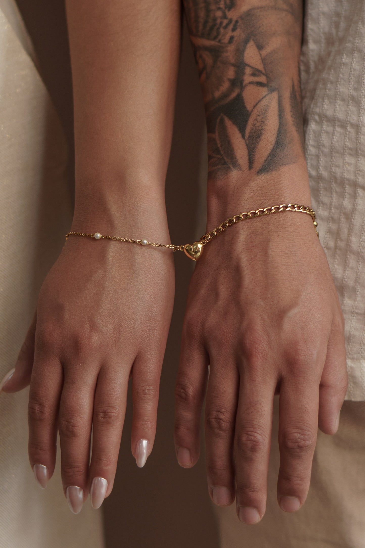 Pulsera pareja imán & promesa