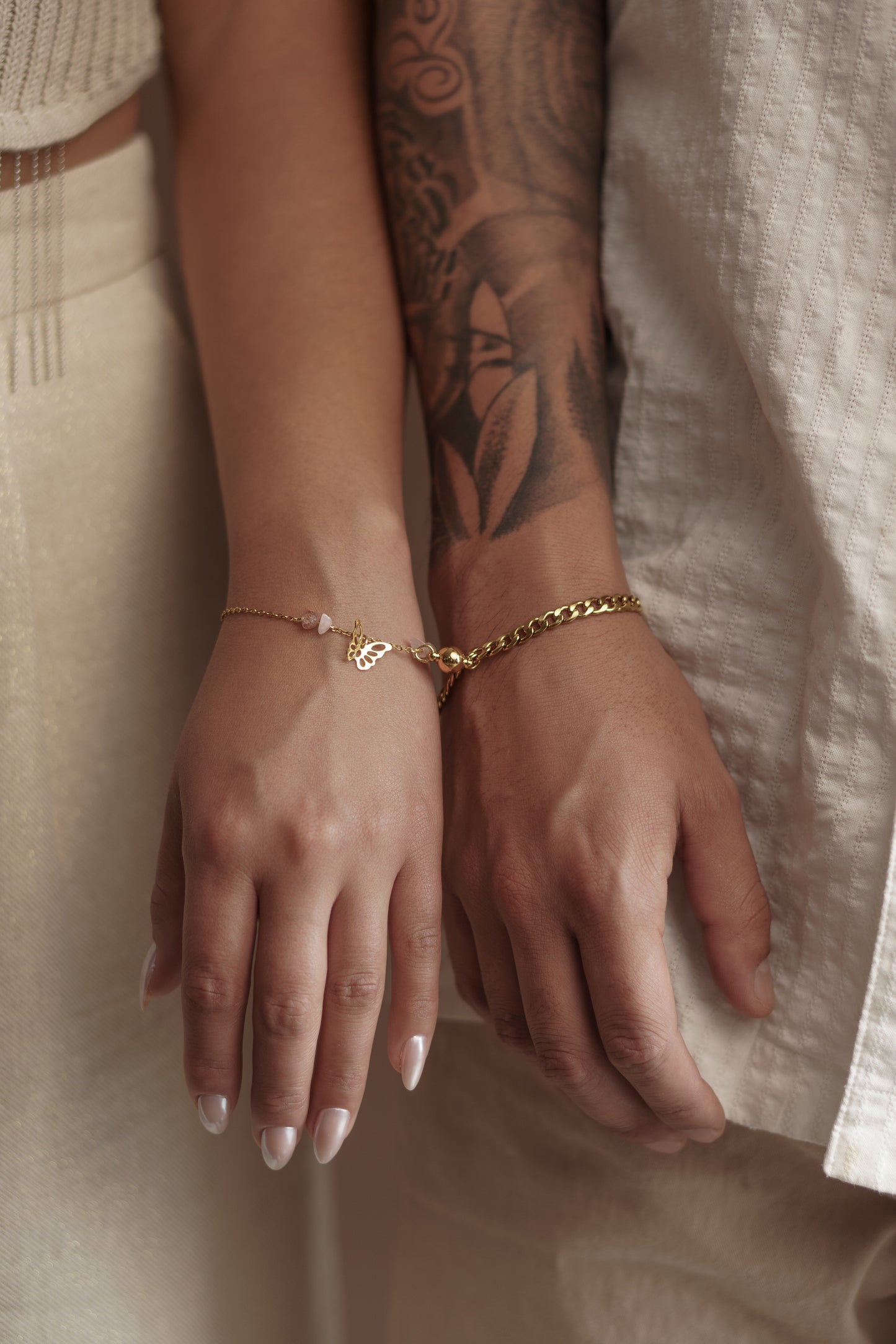 Pulsera pareja imán & promesa