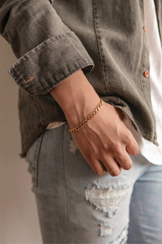 Brazalete lomo dorado