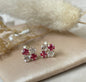Arete tipo Flor Plata 925