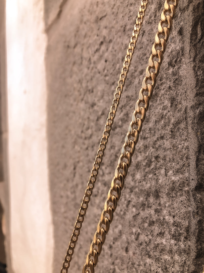 Collar doble dorado