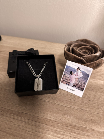Collar Fotograbado papá + ENVÍO GRATIS (Copia)