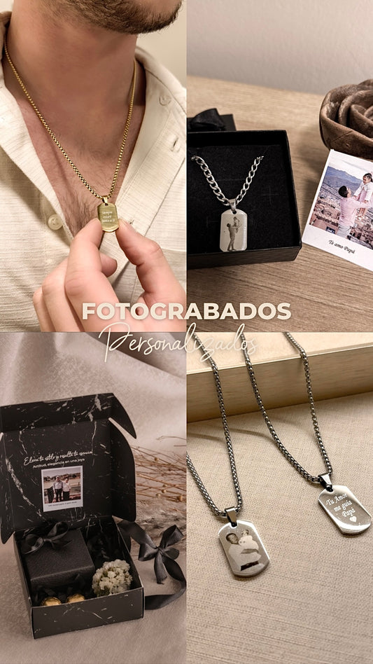 Collar Fotograbado papá + ENVÍO GRATIS (Copia)