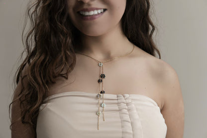 COLLAR FLORES COLGANTES