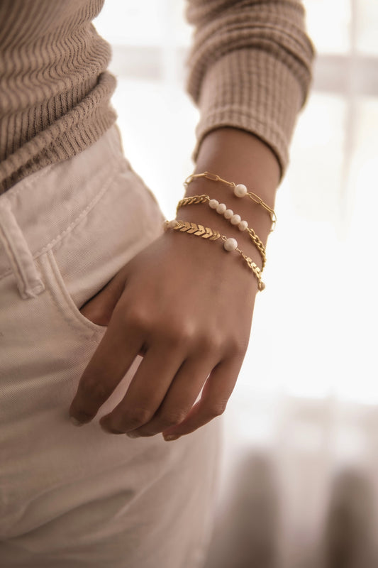 Pulsera Perlas de río