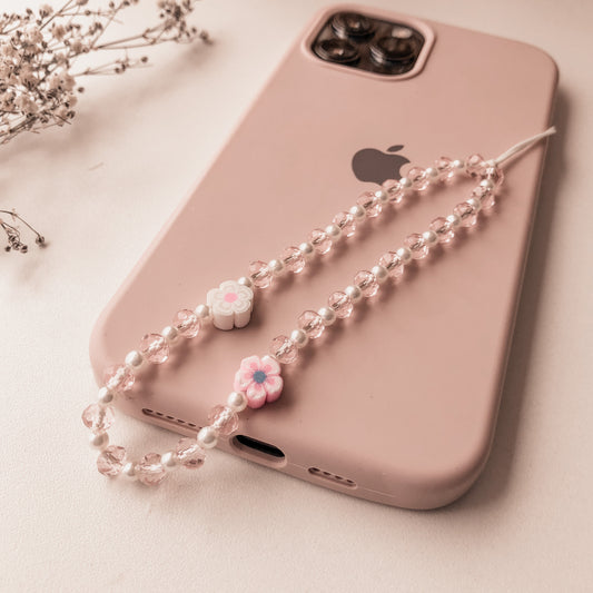 Strap Phone Flor Rosa
