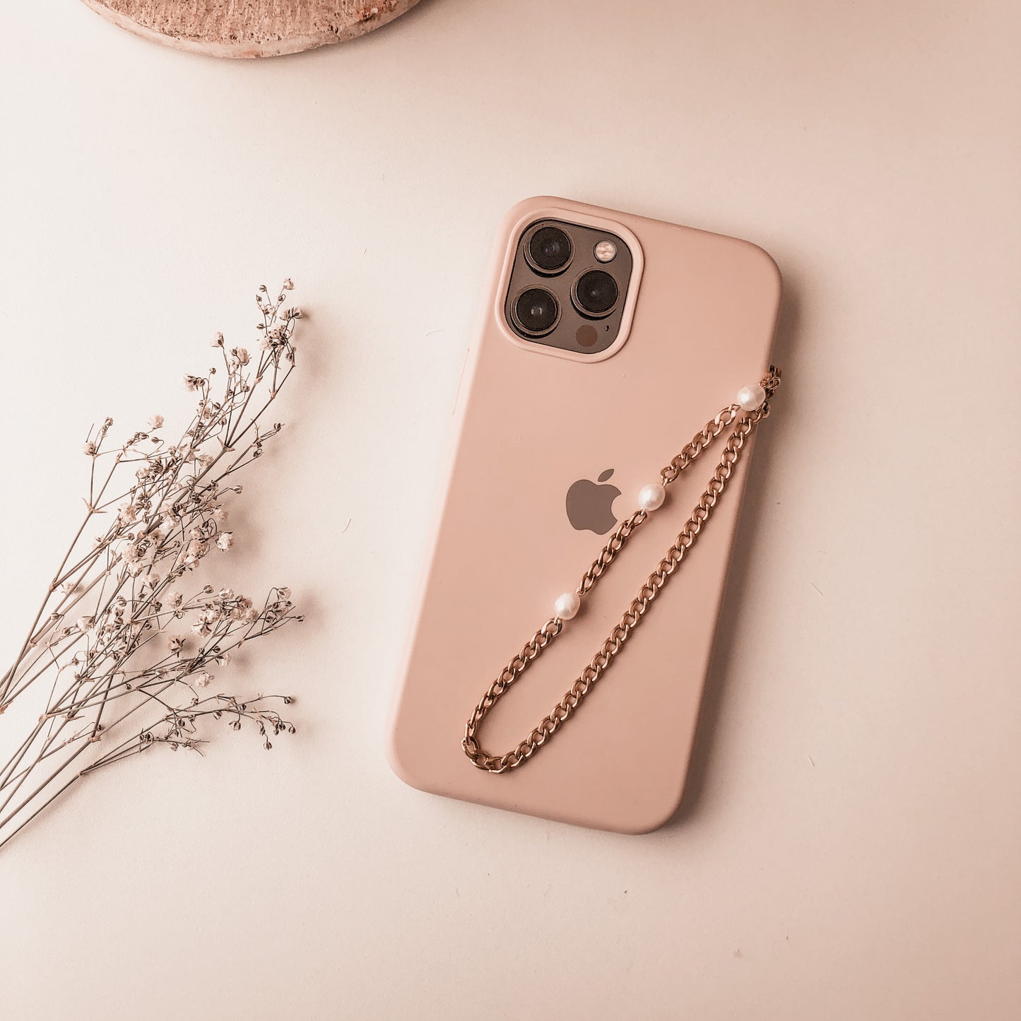 Strap Phone Cadena Perla de Rio