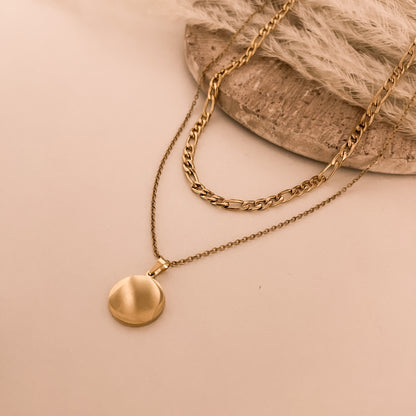 Collar placa grabado