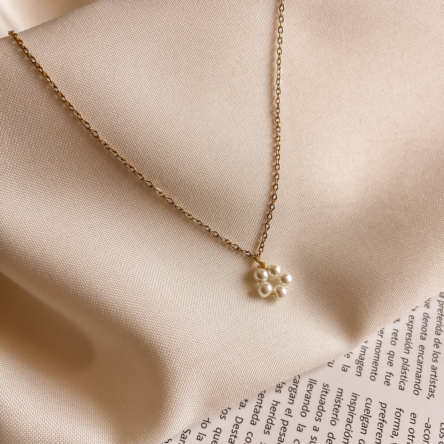 Collar círculo Perla